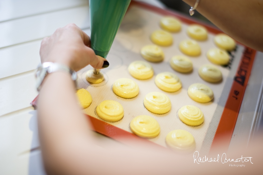 Professional colour photograph of creative inspiration baking shoot at Maison des Macaron at Market Harborough by Rachael Connerton Photography